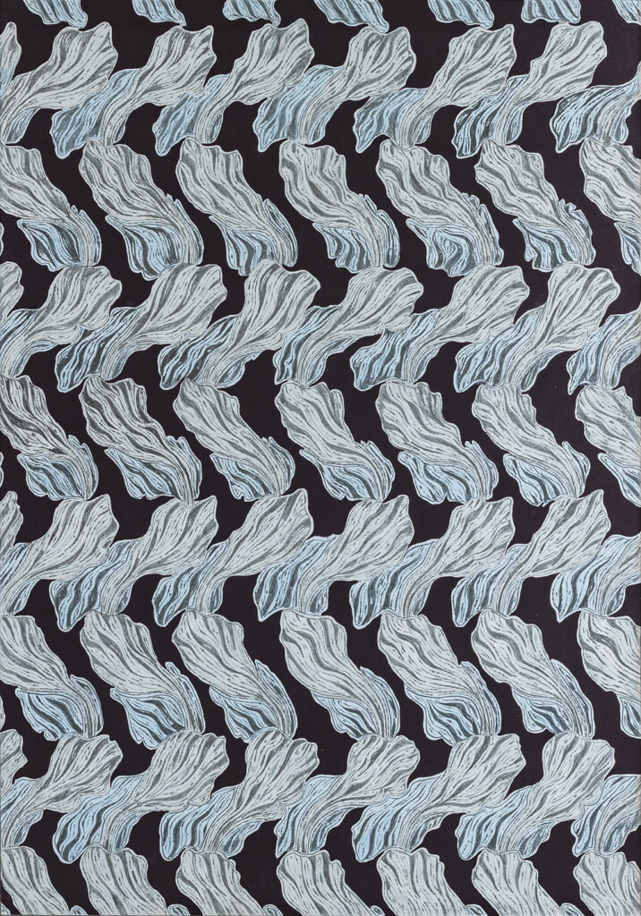 drawing pencil paper detail contemporary patrick roman scherer ornament vienna fine art installation object palmtree pattern acrylic