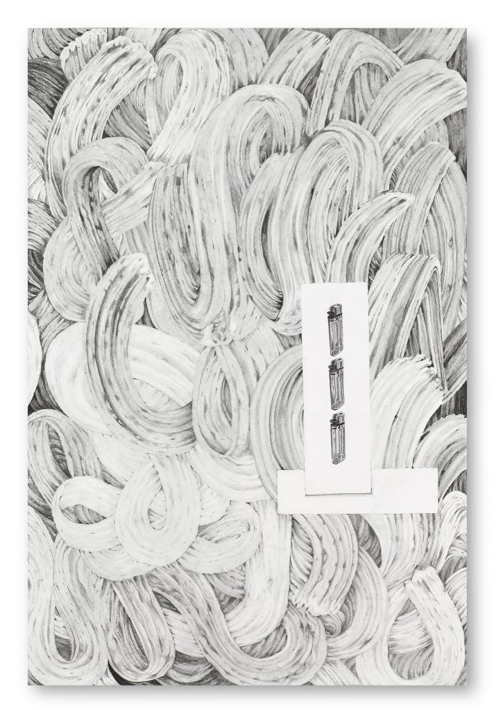 drawing pencil paper detail contemporary patrick roman scherer ornament vienna fine art installation lighter smoke object pattern