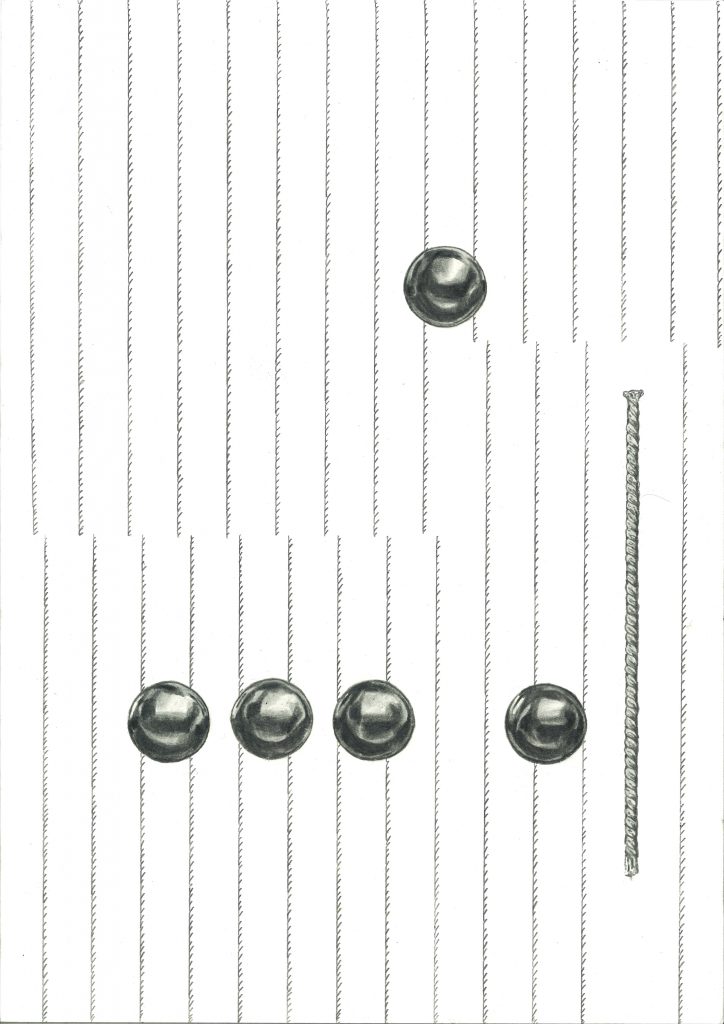 drawing pencil paper detail contemporary patrick roman scherer ornament vienna fine art installation pearl object pattern