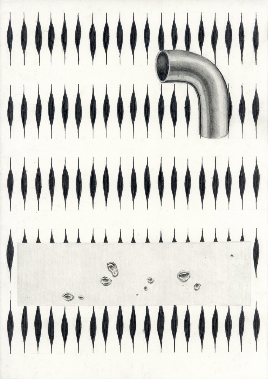 drawing pencil paper detail contemporary patrick roman scherer ornament vienna fine art installation object pattern